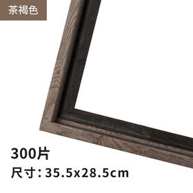 300片平面拼图W1148 300 组合框 茶褐色