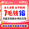 （不能手机使用）联通真5G萌兔卡-7毛1G绝版套餐卡 商品缩略图0