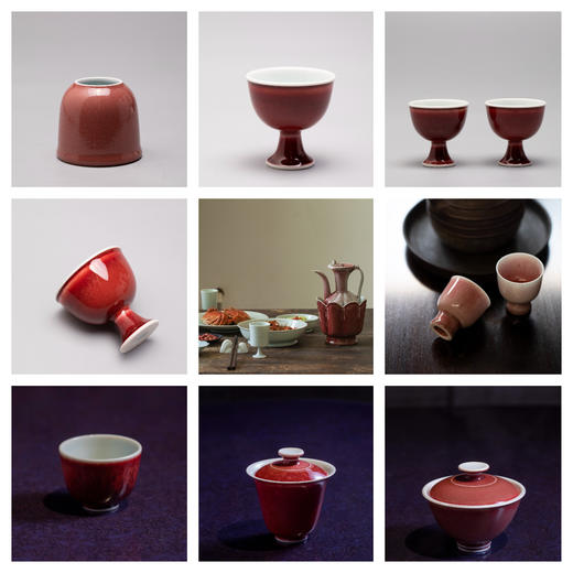 红釉 茶杯 酒杯 茶酒器 商品图0