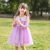 棉果果商场同款春季新品女童大翻领网纱连衣裙甜美气质圆领纱纱公主连衣裙M122700223064 商品缩略图0