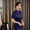 GSJ-2042新款中长敬酒服新娘装晚礼服气质优雅时尚连衣裙女2042 商品缩略图5