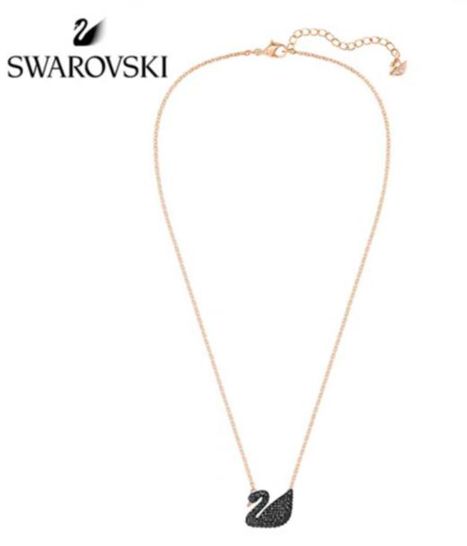 施华洛世奇 SWAROVSKI 黑天鹅大号项链5204134 黑色 商品图0