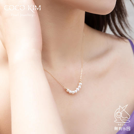 COCO KIM 点缀系列 金珠微笑珍珠项链 商品图1