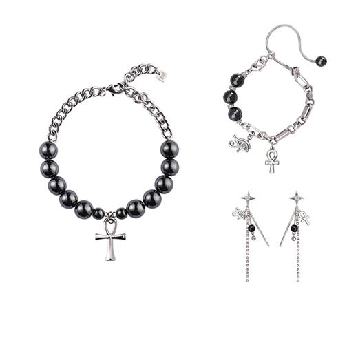 大英博物馆安卡黑胆石男女首饰走心高颜值情侣生日情人节 商品图4