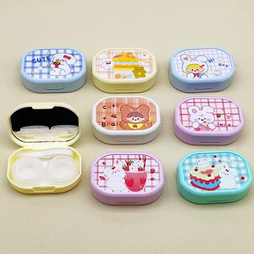 新款可爱卡通便携美瞳盒隐形眼镜盒WL138 商品图1