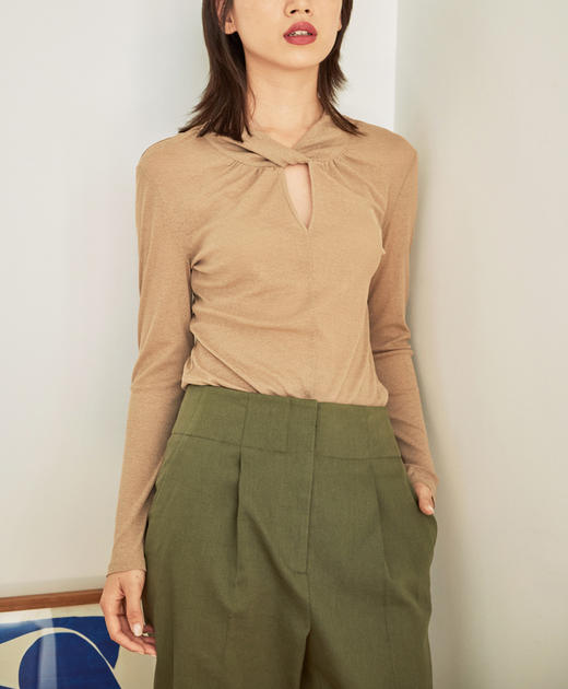 裁缝学苑 AG33女士别致绕脖打底针织衫11服装裁剪图纸牛皮纸样 商品图1