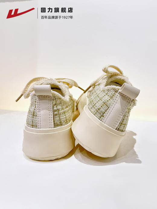 回力小香风帆布鞋2023春季新款软底女鞋爆款休闲鞋子百搭板鞋夏款E415T 商品图3