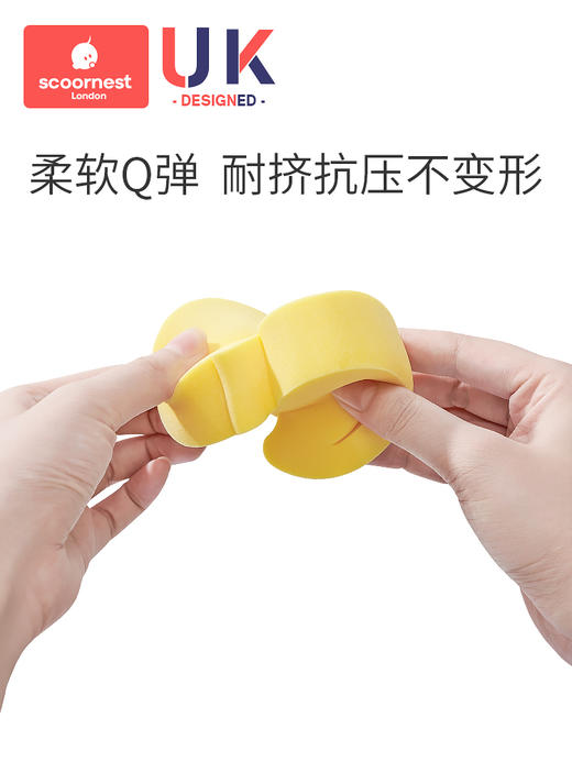 科巢婴儿洗澡海绵宝宝搓澡巾新生儿童沐搓澡神器搓泥沐浴巾洗头刷 商品图2