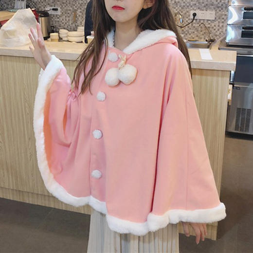 裁缝学苑AG24日系洛丽塔lolita连帽斗篷外套11服装裁剪图牛皮纸样 商品图0