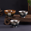 《福缘三宝》银盏套装  主茶盏釉色 择一封藏  晶喜福缘  建盏非遗大师 吴周福监制 商品缩略图2
