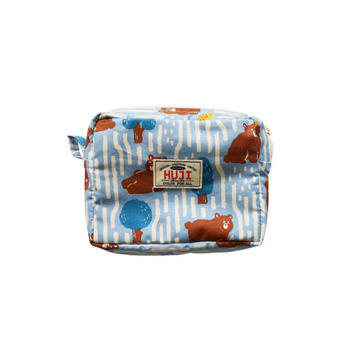 HUJI祤集Motley收纳包插画猫猫和熊熊 商品图4