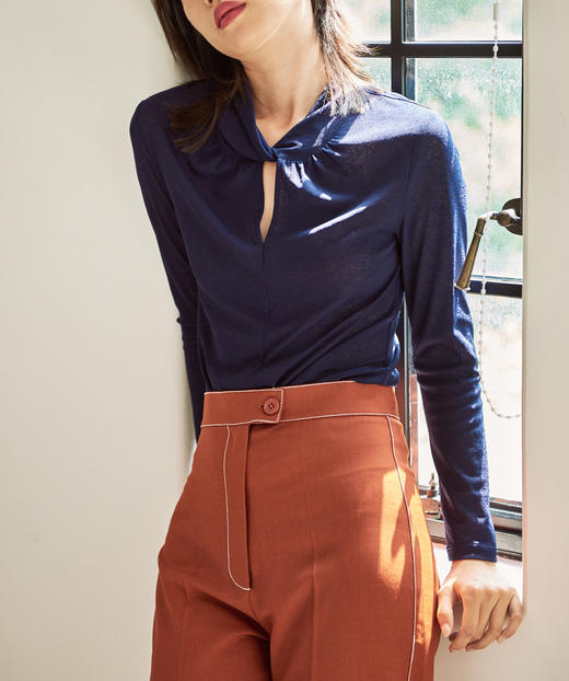 裁缝学苑 AG33女士别致绕脖打底针织衫11服装裁剪图纸牛皮纸样 商品图3