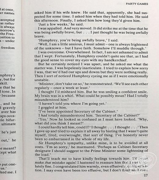 【中商原版】是 首相故事完整版+部长故事完整版英文原版 the complete yes prime minister BBC经典电视剧小说两册套装 商品图6