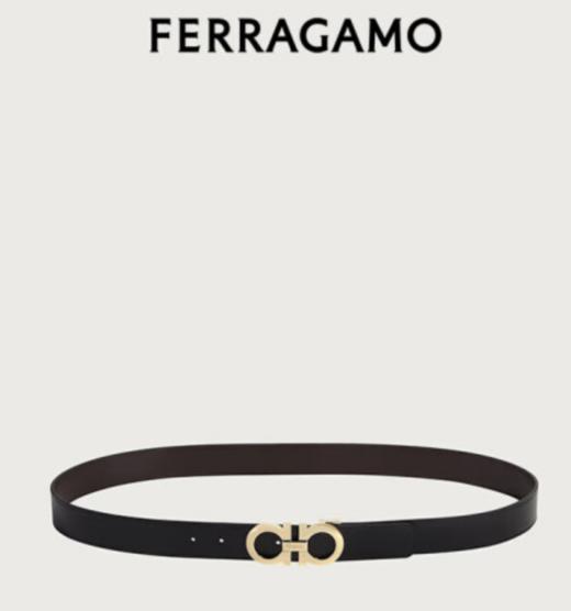 菲拉格慕（Ferragamo）经典款 男士GANCINI双面可调式腰带 0586940_C _105 商品图0