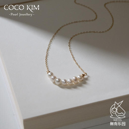 COCO KIM 点缀系列 金珠微笑珍珠项链 商品图2