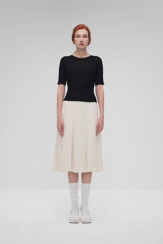 超弹针织修身T恤 商品图0