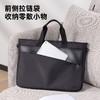 得力BG114成人包袋系列斜杠面料拼接撞色托特包(黑)(个) 商品缩略图4