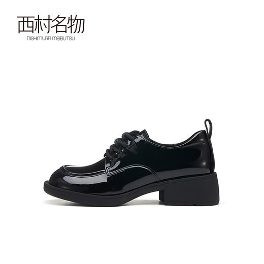 西村名物2023春商场同款牛津鞋英伦风乐福鞋厚底大头德比鞋11951 商品图1