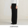 JUDYHUA 毛边设计款直筒裤 商品缩略图1