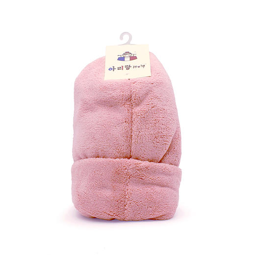 阿里郎 二代干发帽 淡粉/银灰（随机） 商品图0