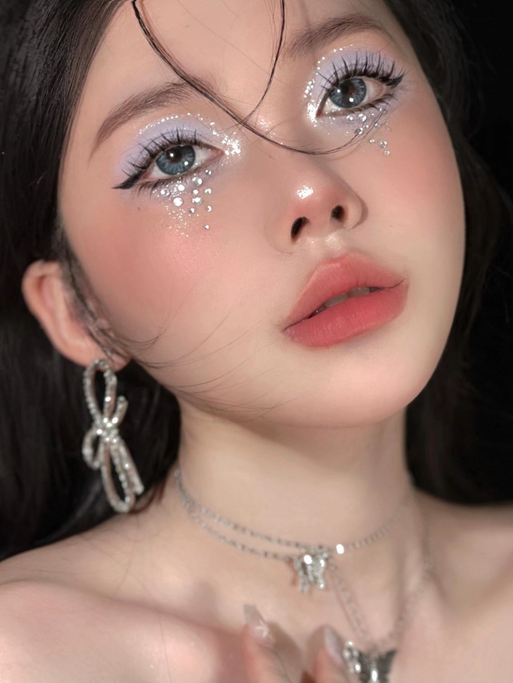 SUGARPLUM糖豆美瞳 年抛隐形眼镜 银光绿洲14.0mm 1副/2片 - VVCON美瞳网