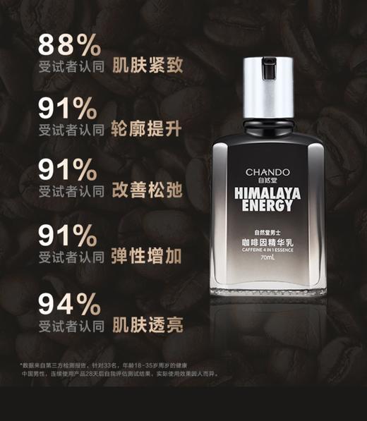 【每满200-40】自然堂男士咖啡因紧致精华乳 商品图1