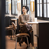 绽放1012朵/2023款圆领侧开叉长袖衬衫女 商品缩略图3