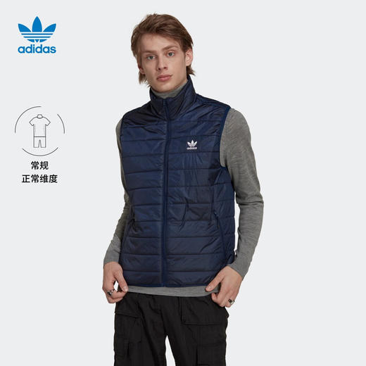 Adidas阿迪达斯 三叶草Padded Vest 男款棉背心 商品图0