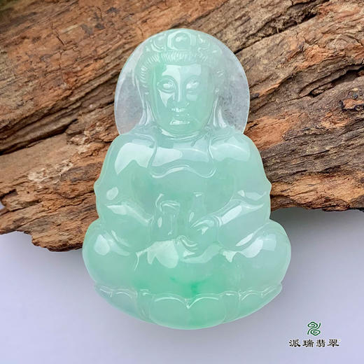 派瑞翡翠 翡翠观音 糯种 绿色 商品图1