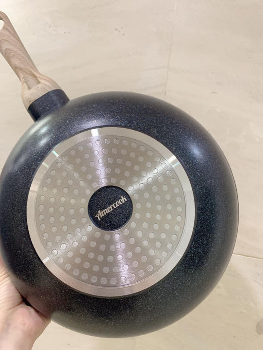 全能炒锅‼️ AMERCOOK阿米尔麦饭石30cm韩式炒锅❗️送木铲、清洁棉 商品图10