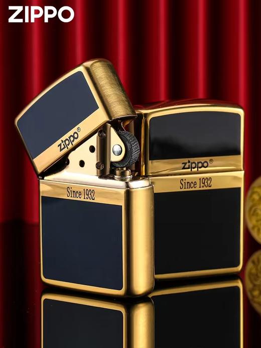ZIPPO商标起源珐琅商务打火机 商品图2