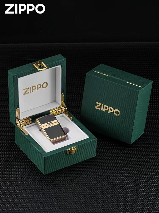 ZIPPO商标起源珐琅商务打火机 商品图0