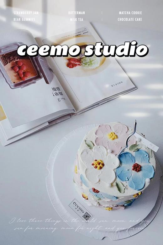 油画花花蛋糕 商品图1