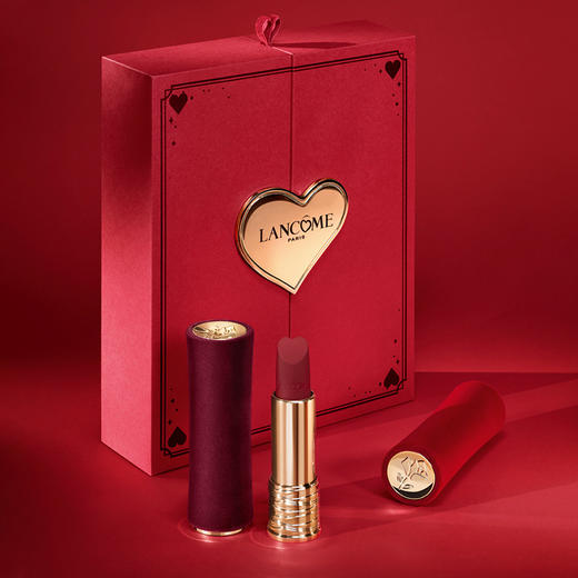 【情人节好礼】兰蔻LANCOME情人节限定红丝绒唇膏礼盒 121+912 3.4g*2 商品图1