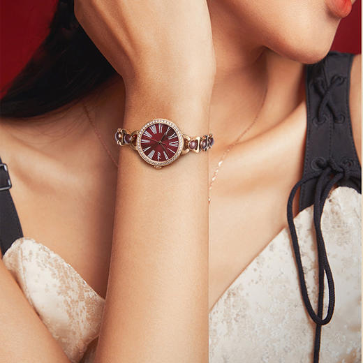 依波（EBOHR） 卡纳系列女士石英表 精致陶瓷手链防水手表送女友礼物 5670 商品图2