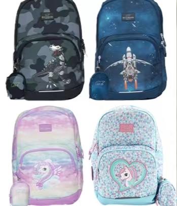 （包邮)20L-Beckmann贝克曼轻量护脊儿童书包1-3年级 （5种颜色） 商品图0