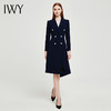 IWY/高端西装连衣裙女高级感2022春季新款修身职业装气质美容院工作服Q13108藏青色 商品缩略图2