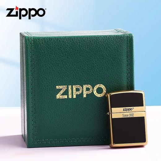 ZIPPO商标起源珐琅商务打火机 商品图1