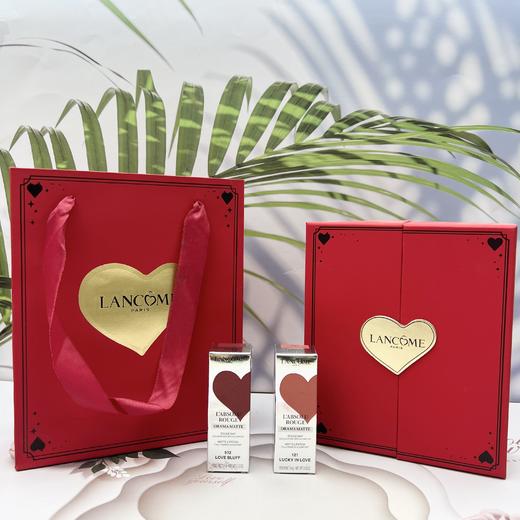 【情人节好礼】兰蔻LANCOME情人节限定红丝绒唇膏礼盒 121+912 3.4g*2 商品图5