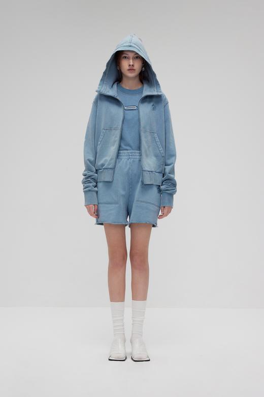 独角兽水洗针织短裤 商品图0