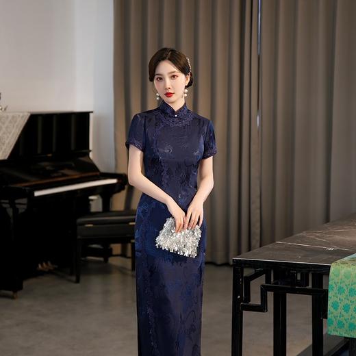 性感优雅，改良版复古民国中国风气质长款老上海旗袍GSJ-3131 商品图2