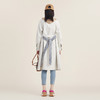 谜底风衣女2022秋款时尚个性中长款拼色两面穿风衣长袖223ME1029 商品缩略图2