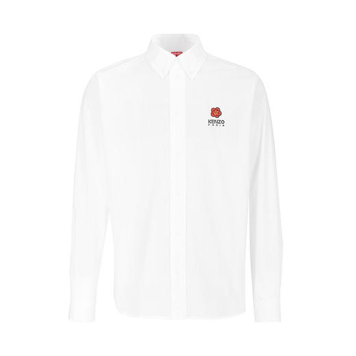【超惠秒】KENZO 高田贤三 男士全棉海棠花刺绣logo百搭休闲长袖衬衣11096 商品图0