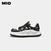 MIO米奥方头厚底运动鞋系带拼色休闲板鞋潮流舒适拼贴面包鞋女鞋M231583873 商品缩略图1