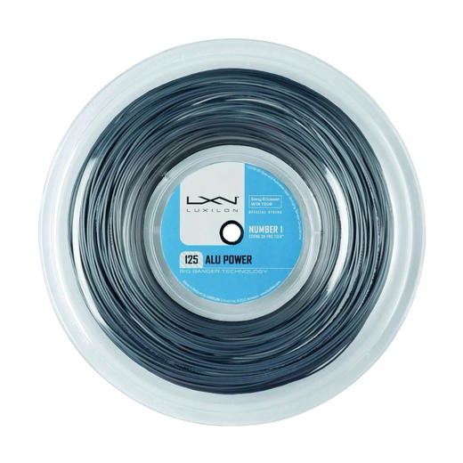 费德勒力士浪Luxilon Alu Power 125 Rough 4G 聚酯硬线大盘网球线（220m/可穿20-21次） 商品图1