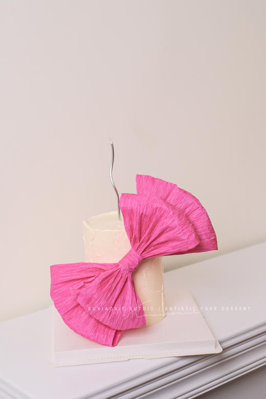 大蝴蝶结奶油霜水果蛋糕（4层胚3层水果夹心） 商品图3