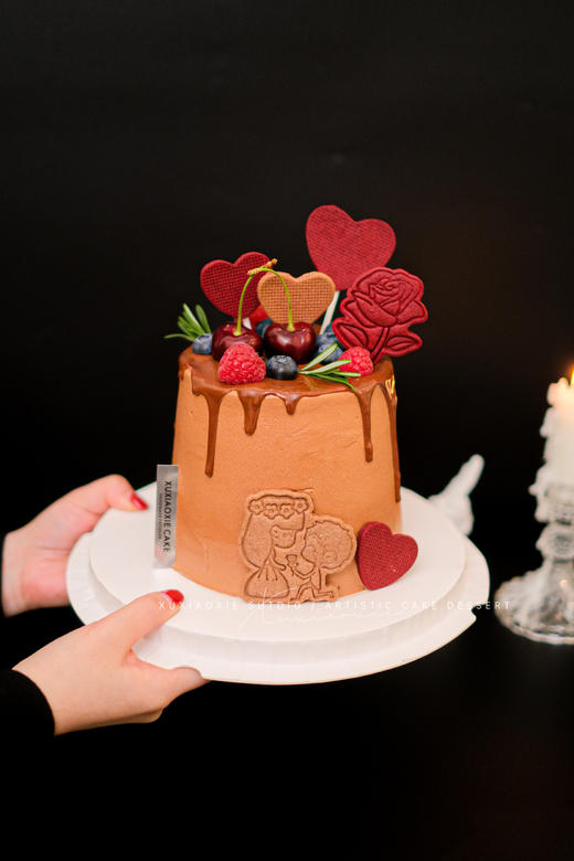 巧克力车厘子蛋糕（4层胚3层车厘子夹心） 商品图0