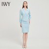 IWY/蓝色职业连衣裙高端气质名媛女神范高级感ol通勤美容院工作服春秋Q13105蓝色 商品缩略图2