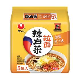 农心辣白菜浓情芝士拉面120g*5/袋
