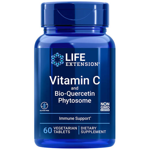沿寿LIFE EXTENSION 维生素C与槲皮素 60片 商品图0